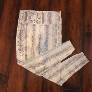 snake skin leggings